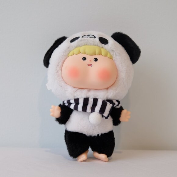 Adorable 3Babies Toy Panda Plush Keychain Doll – 5.5 inches - Picture 1 of 5